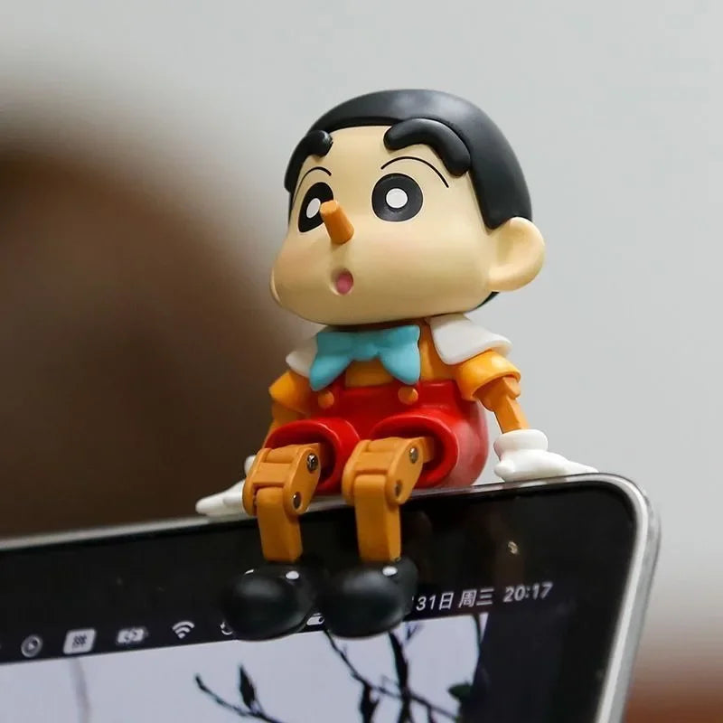 Anime Crayon Shin-chan Figure  Joints Are Movable Cartoon Desktop Ornament Kawaii Child Toy Cute Ornaments Collect Decorate Gift