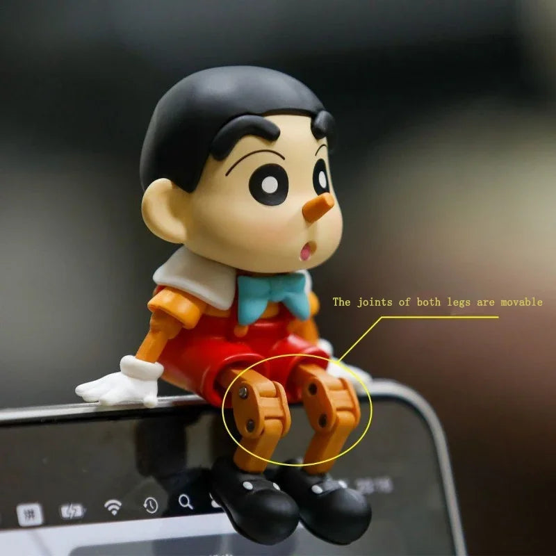 Anime Crayon Shin-chan Figure  Joints Are Movable Cartoon Desktop Ornament Kawaii Child Toy Cute Ornaments Collect Decorate Gift