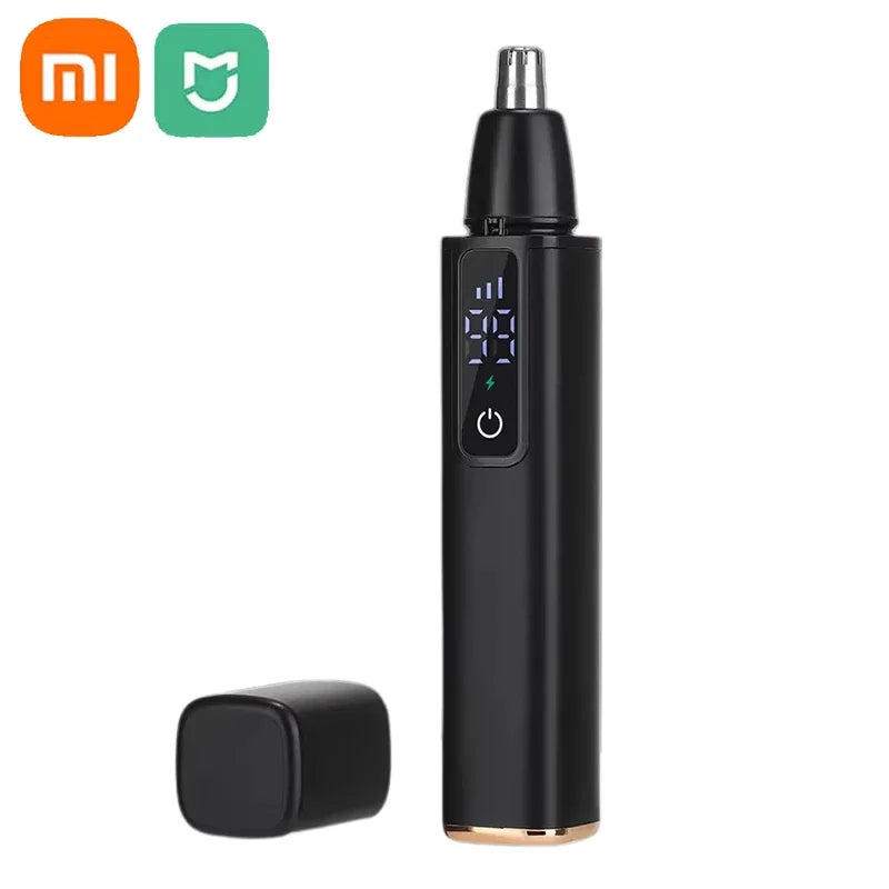 Xiaomi MIJIA Electric Nose Hair Trimmer Remover Fast Charging USB Charging Home LED Display Safety Face Cleaning Care Kit